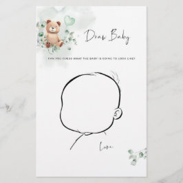 Bear Baby Shower-spel - Rita Baby