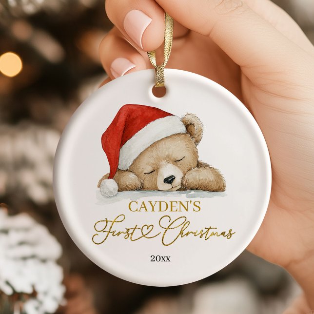 Bear Baby's First Christmas Ornament (Skapare uppladdad)
