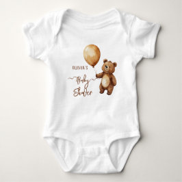 Bear Ballods Clouds Wait Baby Shower Barly Barly T Shirt