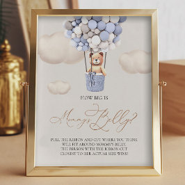 Bear Ballos - How big is Mamma Belly - Sign Fototryck
