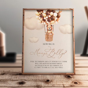 Bear Ballos - How big is Mamma Belly - Sign Fototryck
