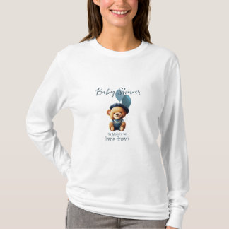 Bear Ballower Shower Personlig T-Shirt