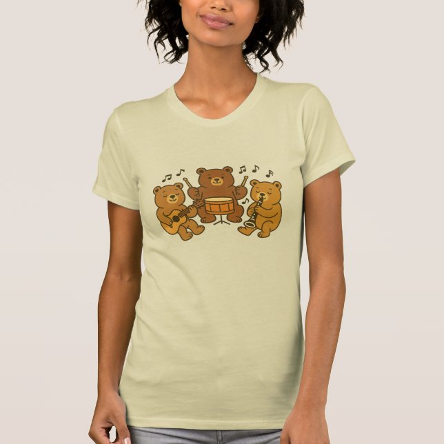 “Bear Band” T-Shirt (Framsida)