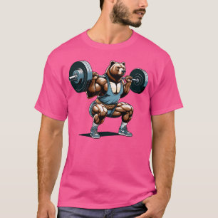 Bear Barbell för bojbyggare T Shirt