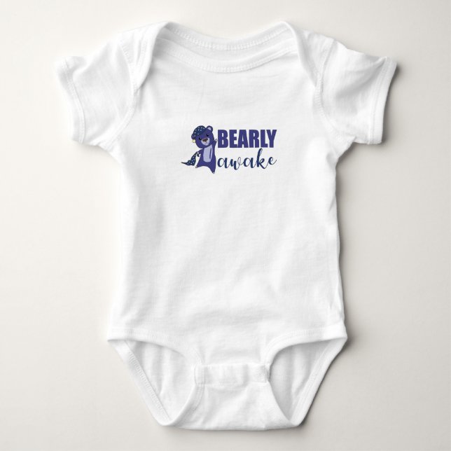 Bear Barly Aake Cute Bear Nalle T Shirt (Framsida)