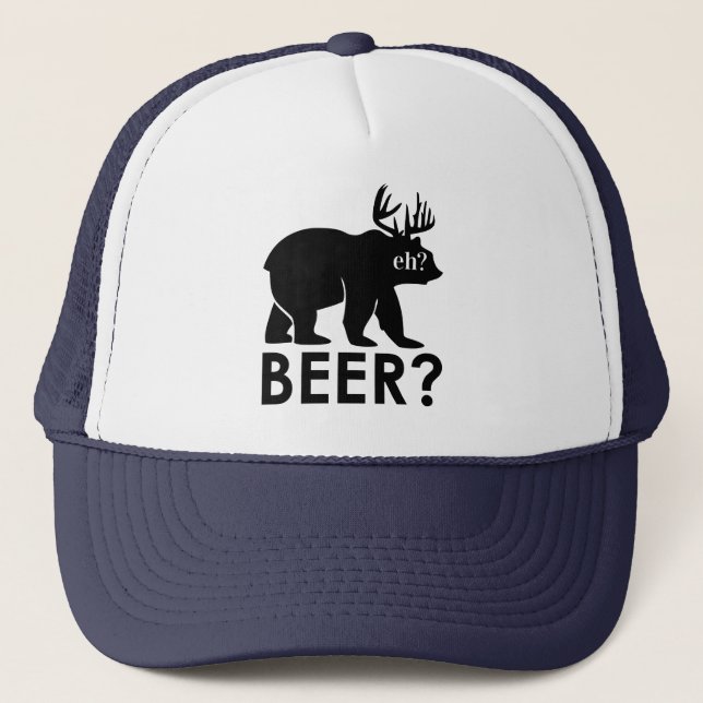 Bear Beer? Matos canada dricker truckerkeps (Framsida)