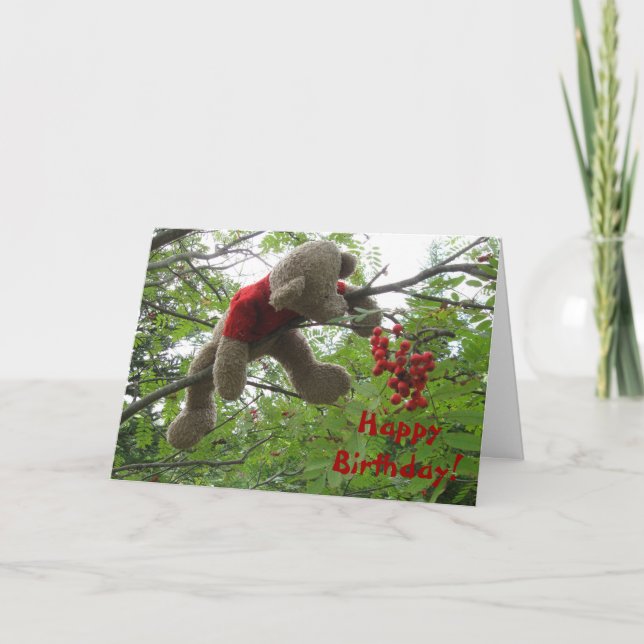 Bear Berries, Grattis på födelsedagen! Kort (Framsida)