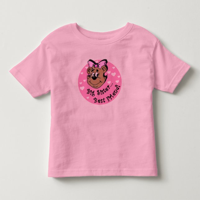 Bear Big Sister Best Friend Tee (Framsida)