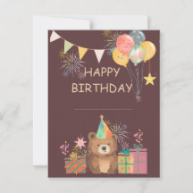 Bear Birthday