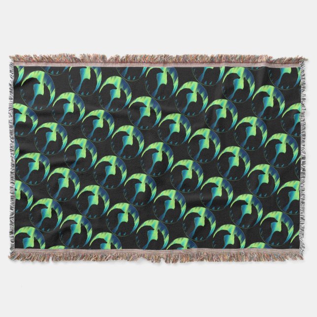 Bear Blanket Northern Ljus Bear Thridspanket Blank Mysfilt (Framsidan)