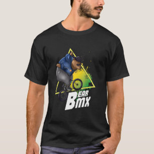 Bear Bmx Extreme Cycling Stunts Cycle Cyclist Bm T Shirt