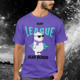 Bear Board Surfa League T Shirt