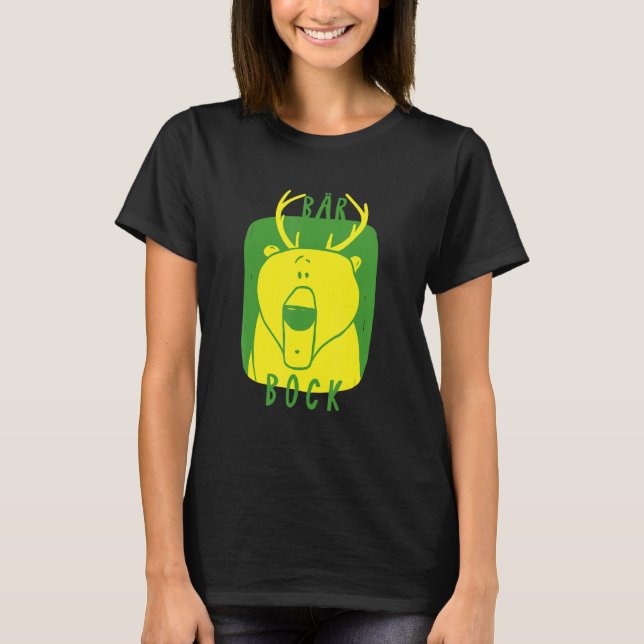 Bear Bock Bearbock Checkat Bearbockt Politik Gre T Shirt (Framsida)