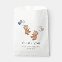 Bear Boy Girl Twillingar - 1:a födelsedagen -