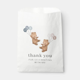 Bear Boy Girl Twillingar - 1:a födelsedagen -