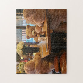 Bear Cafe Puzzle, 11" x 14", 252 pieces Pussel
