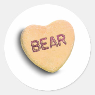 BEAR CANDY -.png Runt Klistermärke