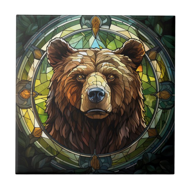 Bear Ceramic Tile Kakelplatta (Framsidan)