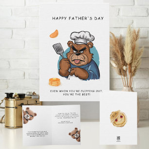 Bear Chef Fars dag-kort Inbjudan