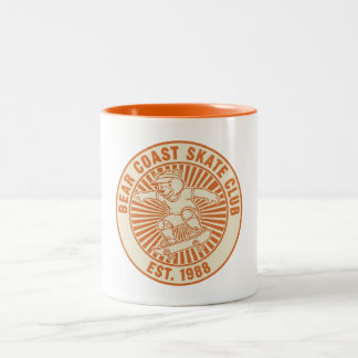 Bear Coast Skate Club cup, Vintage 1988 Style  Två-Tonad Mugg