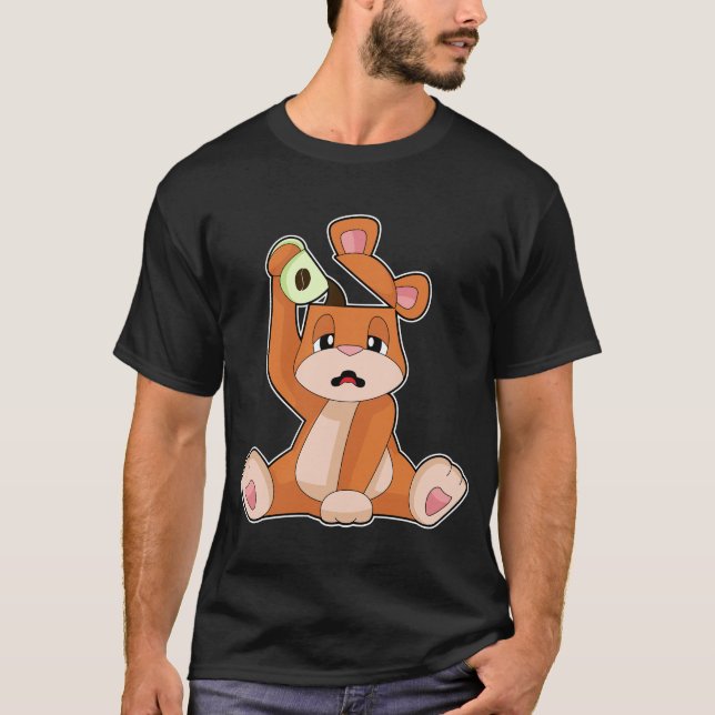 Bear Coffee Mug T Shirt (Framsida)