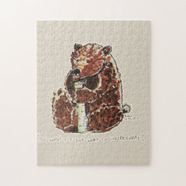 Bear Contemplates Hibernation Pussel