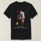 Bear Cony Bunny-kanin som håller fast vid Kärlek   T Shirt (Design framsida)