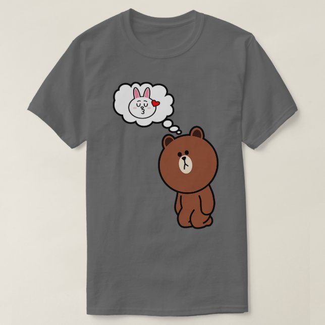 Bear Cony tänker på dig. T Shirt (Design framsida)