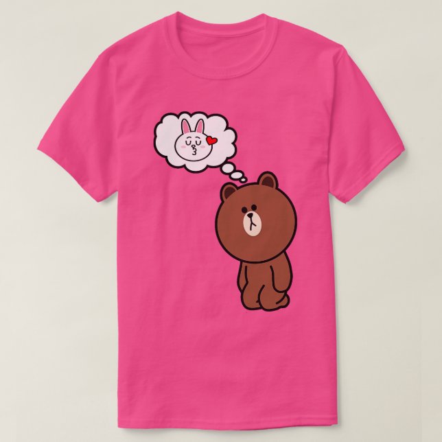 Bear Cony tänker på dig. T Shirt (Design framsida)