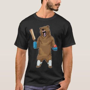 Bear Cricket fladdermus T Shirt