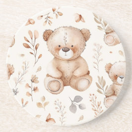 Bear Cute Beige Baby Underlägg