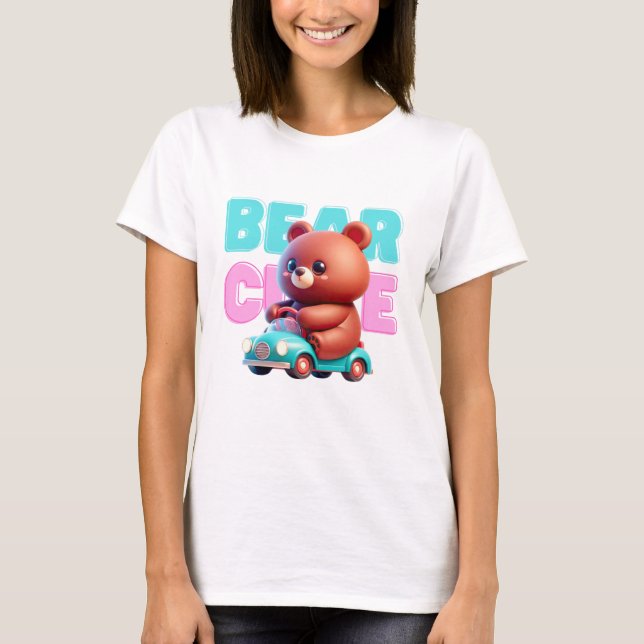 Bear Cute Women's T-Shirt (Framsida)