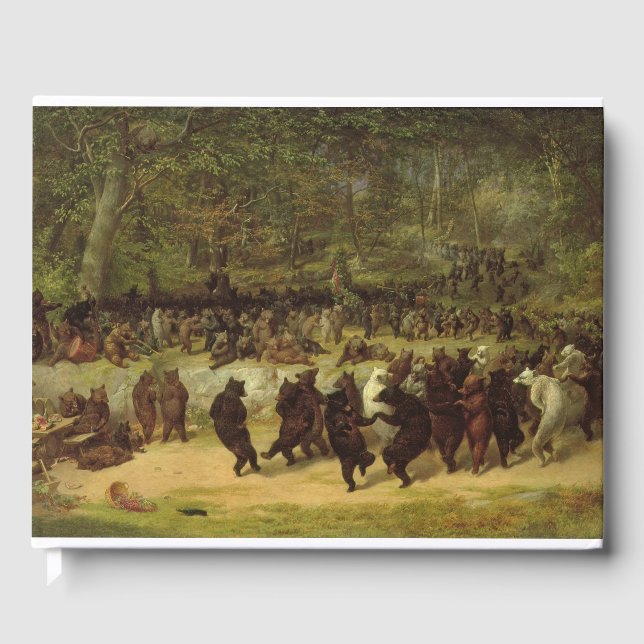 Bear Dance Painting - William Holbrook Beard Gästböcker (Framsida)