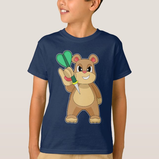 Bear Darts Dart T Shirt (Framsida)