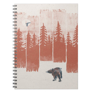 Bear Design in the Wildlife | Djurgåva Anteckningsbok