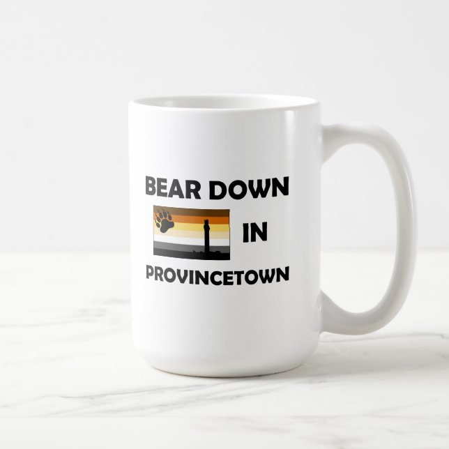 Bear Down in Provincetown Kaffemugg (Höger)