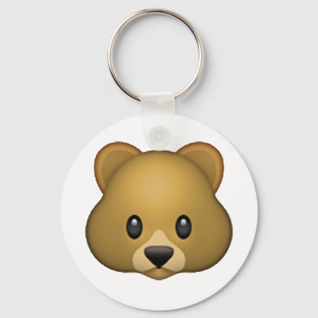 Bear - Emoji Nyckelring (Framsida)