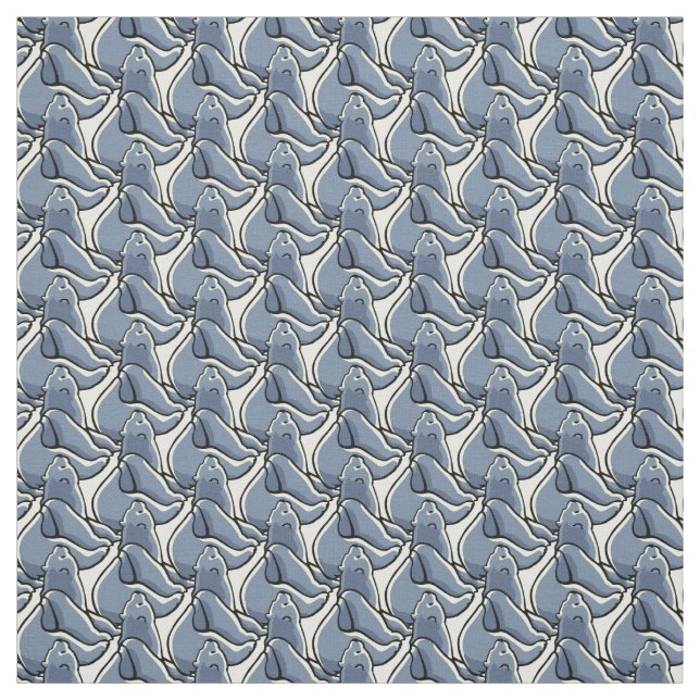 Bear Fabric Polar Bear Unge Fabric Anpassade Tyg (Provkarta)