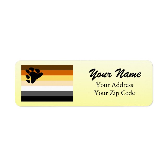 BEAR FLAGGA ORIGINAL -.png Returadress Etikett (Framsidan)