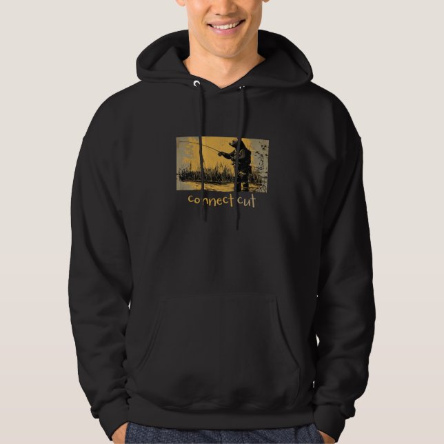 Bear Flygfiske Hoodie (Framsida)