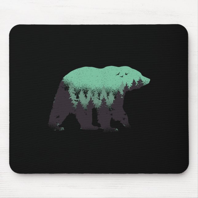 Bear Forest Nature Grizzly Hiking Outdoor Hunting Musmatta (Framsidan)