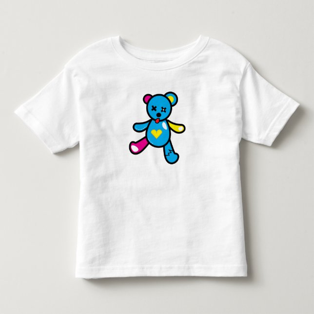 Bear Friend Blue T Shirt (Framsida)