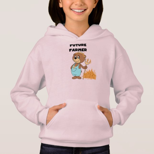 Bear Future Farmer T-shirt (Framsida)