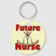 Bear Future Nurse T-shirts and Gifts Nyckelring (Front)
