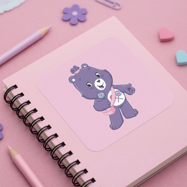 Bear Fyrkantigt Klistermärke (Skapare uppladdad)