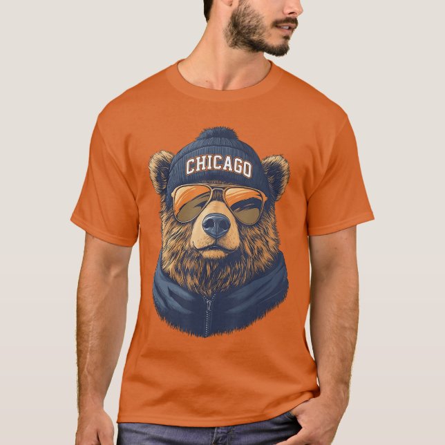 Bear Game Day for Men Women and funny T Shirt (Framsida)