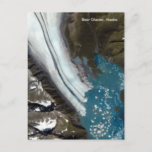 Bear Glacier i Alaska Vykort