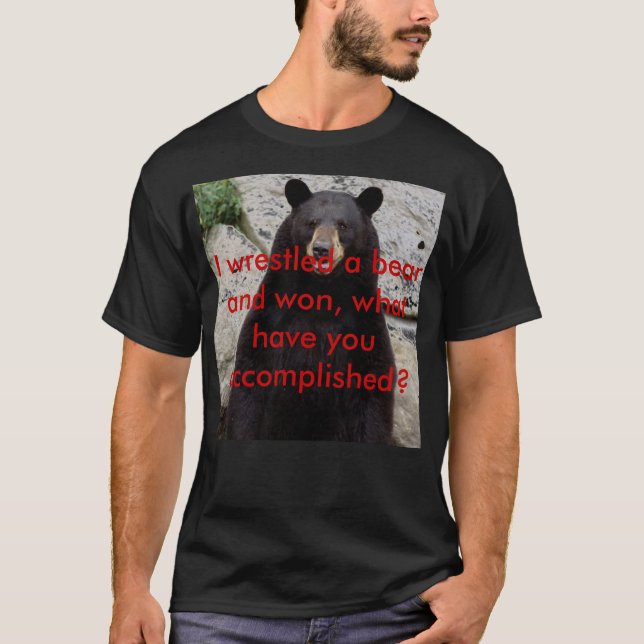 Bear-Grandfather-Mtn-Tim-Floyd-779608 I-wrestl… Tee (Framsida)