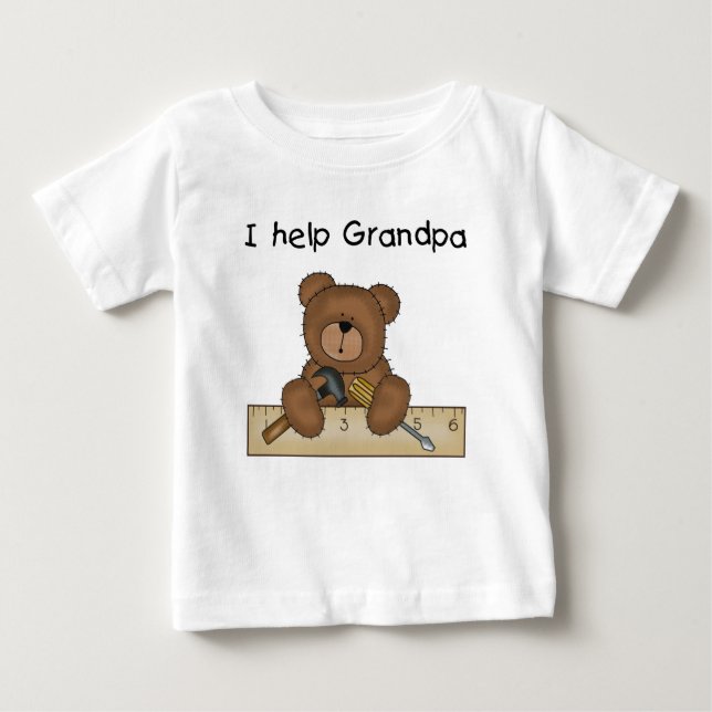 Bear Grandpa's Helper Tshirts and Gifts (Framsida)
