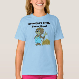 Bear Grandpa's Little Farm Hand T Shirt